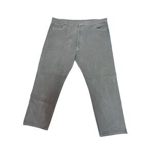 Levi’s 501 XX Classic Straight Fit Jeans Mens 48x34 Gray Button Fly Denim
